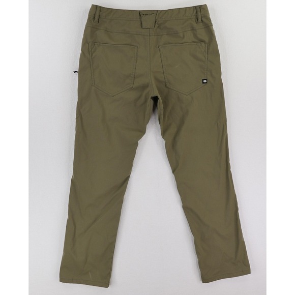 686 Everywhere Pants Mens 32x30 Green Relaxed Fit Stretch Chino Travel - Picture 2 of 13
